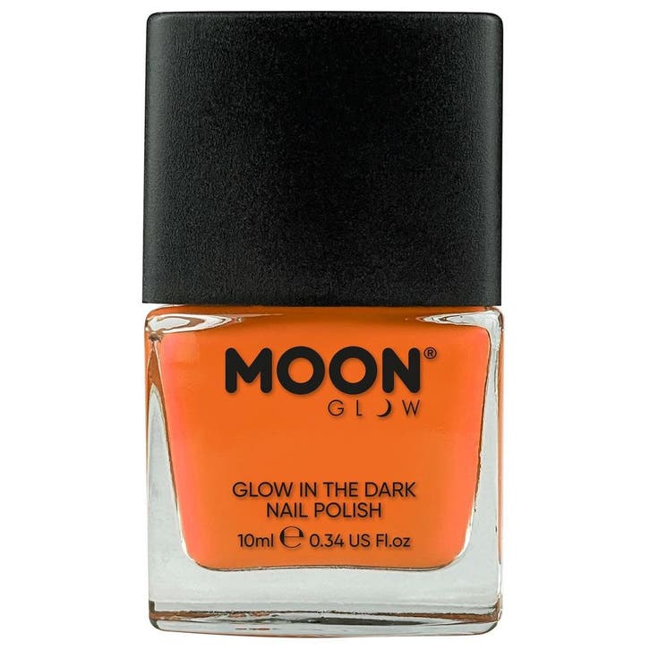 Moon Glow Glow in the Dark Nail Polish Orange 14ml, Hobby en Vrije tijd, Feestartikelen, Nieuw, Verzenden
