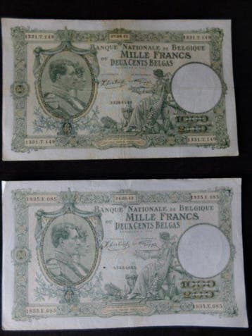 België. - 50 banknotes - various dates (Zonder minimumprijs), Postzegels en Munten
