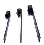 Schuifdeur Hangrol Zwart 75mm, Verzenden, Nieuw