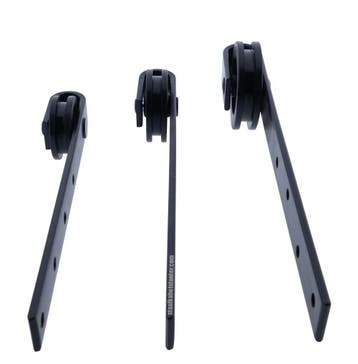Schuifdeur Hangrol Zwart 75mm, Verzenden, Nieuw