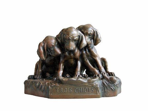 A.MAZET FONDEUR - Georg Vacossin (1870-1942) - sculptuur,, Antiquités & Art, Art | Objets design