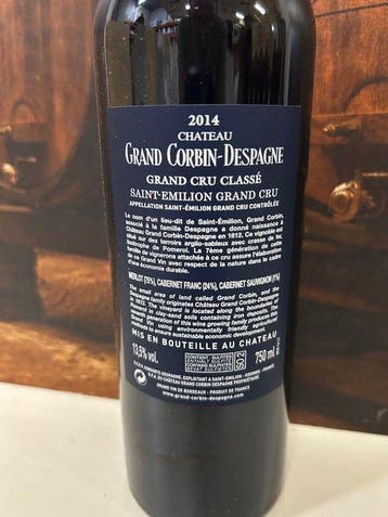 2014 Chateau Grand Corbin Despagne - Saint-Émilion Grand Cru