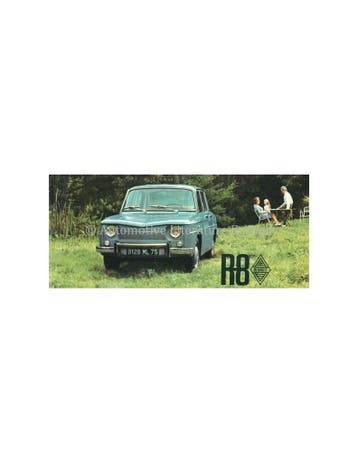 1962 RENAULT R8 BROCHURE NEDERLANDS, Ophalen of Verzenden, Nieuw