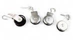 Markieskatrollen met open oog polyamide schijf 32mm, Verzenden, Nieuw