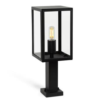 Tuinverlichting Modern Buitenlamp Staand Zwart Soho Sokkel, Verzenden