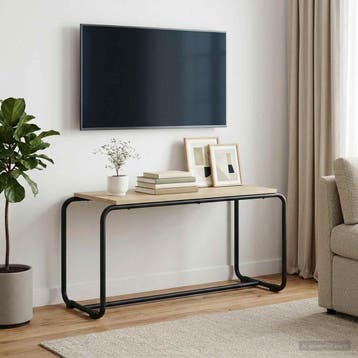 vidaXL TV Stand 80 x 35.5 x 42 cm Sonoma Eiken Bewerkt hout, Verzenden