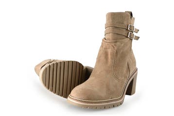 Tamaris Enkellaarzen in maat 40 Beige, Vêtements | Femmes, Chaussures, Verzenden, Lage of Enkellaarzen