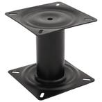 vidaXL Bootstoelpoot 18 cm staal zwart, Verzenden