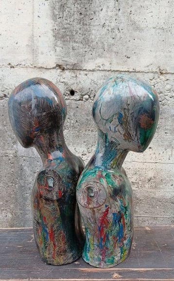 Mannequin - Bad and good (2) - Mauvais et bon - fibre de