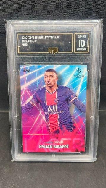 Panini 2020 Topps Festival Steve Aoki Kylian Mbappe UEFA GMT