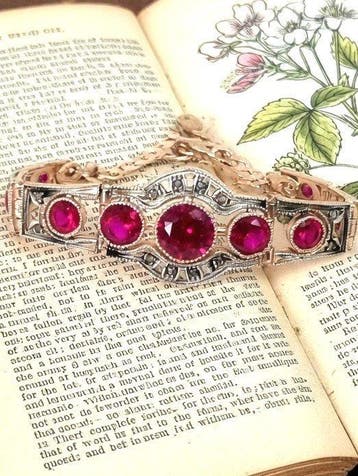 Sans prix de réserve - Bracelet - 9 carats Or rose, Argent