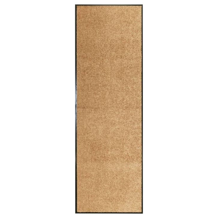 vidaXL Deurmat wasbaar 60x180 cm crème, Tuin en Terras, Deurmatten, Nieuw, Verzenden