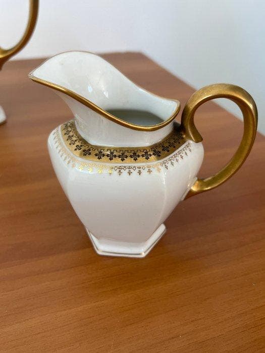 Limoges - Koffieservies - Porselein, Antiquités & Art, Antiquités | Meubles | Tables
