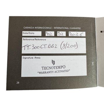 Tecnotempo - Commando - Forged Carbon & Titanium -, Nieuw