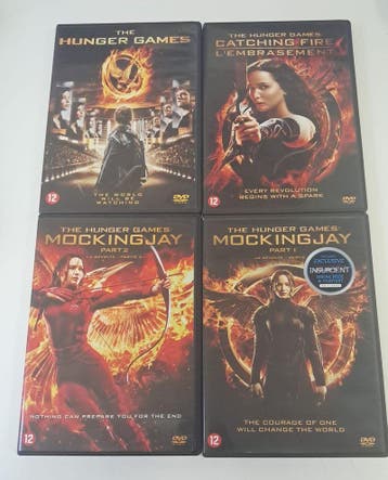The Hunger Games - 1 - 4 (DVD), CD & DVD, DVD | Action, Verzenden, Actie