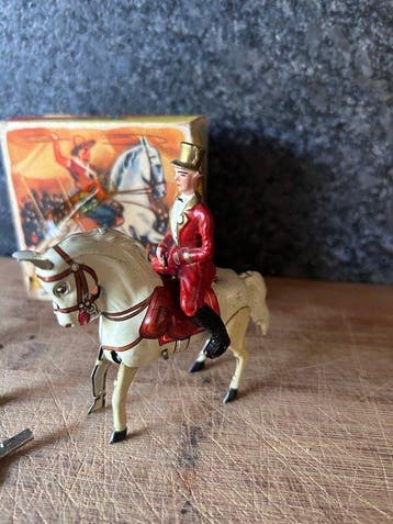 Köhler - Paarden met berijder - USzone West Germany -