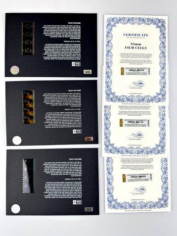 Transformers – Rare Set of 3 Mounted 35mm Film Cells –, Nieuw