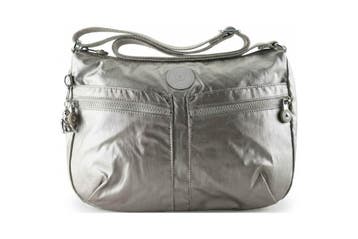 Kipling Handtas Zilver, Verzenden, Zo goed als nieuw