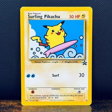 Pokémon Card - Surfing Pikachu 28 – Pokémon