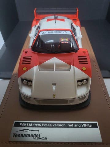 Tecnomodel 1:18 - Voiture de sport miniature - Ferrari F40