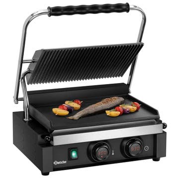 Contact-/Paninigrill | Enkel | Glad/Gegroefd Oppervlak, Articles professionnels, Verzenden
