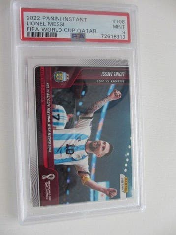 2022 Panini FIFA World Cup Qatar Lionel Messi Parallel card, Verzamelen, Nieuw