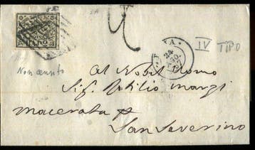 Italiaanse oude staten - Pauselijke Staat 1852 - Prachtige