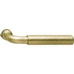 Intersteel enkele deurkruk Palma messing getrommeld, Ophalen of Verzenden, Nieuw