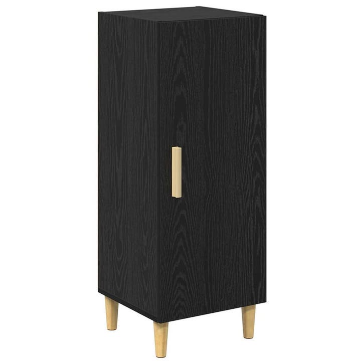 Dressoir Zwart eiken: Tweede kansje. Slechts 1 op voorraad, Huis en Inrichting, Kasten | Dressoirs, Minder dan 50 cm, 25 tot 50 cm