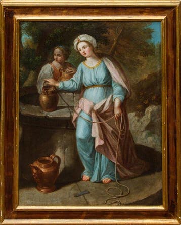 Scuola emiliana (XVII) - Rebecca al pozzo