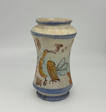 Pot de pharmacie - Ancien Arbanello en céramique/terracotta, Antiquités & Art