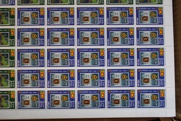 50 jaar Europa ** 2006 - Grote vel uit Sri Lanka, 10 keer, Gestempeld