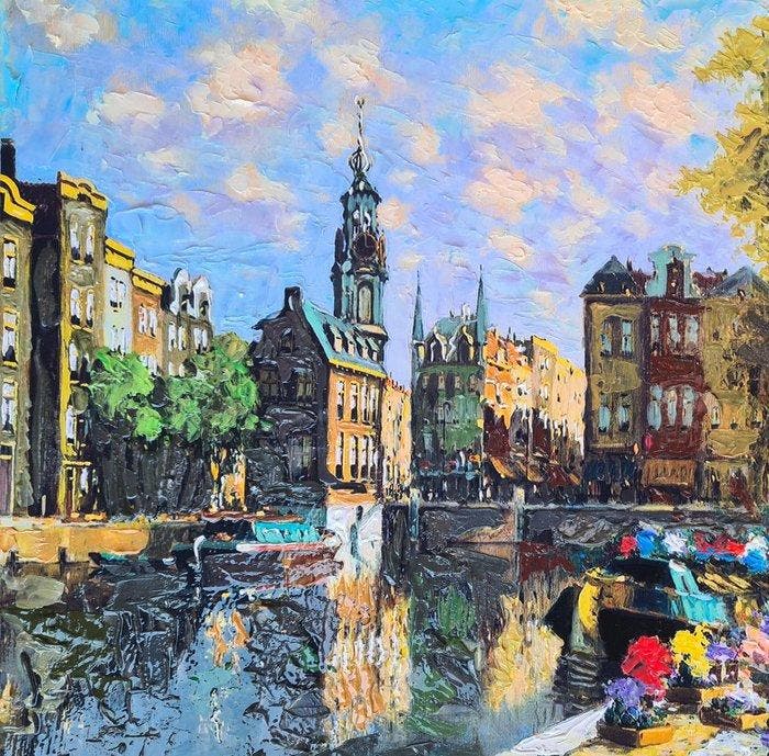Valeria Gottardo (XXI) - Amsterdam, Antiek en Kunst, Kunst | Schilderijen | Klassiek