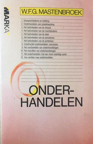 Onderhandelen - Mastenbroek, Verzenden, Nieuw