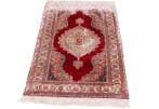 Tapis turc en pur soie de Kayseri avec un design, Nieuw