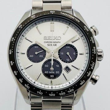 Seiko - Solar Chronograph Panda - Sans prix de réserve -