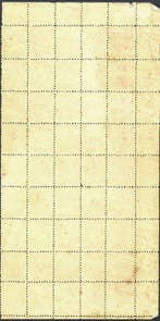 Maroc 1893 - 50 cents rose, bloc rare de 50 timbres - Yvert