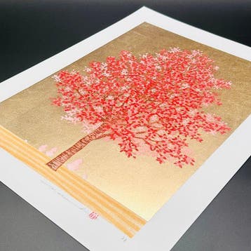 Hajime Namikib. 1947– Japanese Woodblock Print