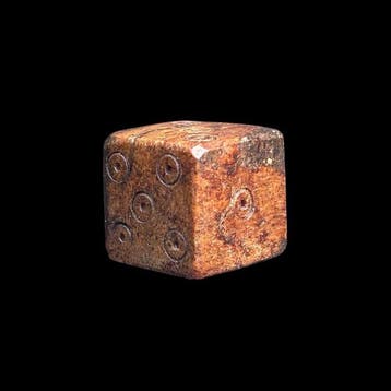 Oud-Romeins, Keizerrijk Been dobbelsteen - Ancient Roman