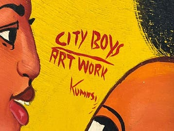Akwesi Addai - City Boys Kunstwerk - Akwesi Addai -