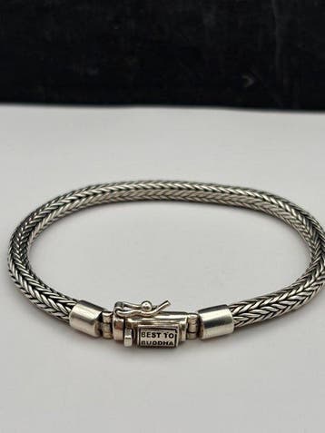Sans prix de réserve - Bracelet Argent - Meilleurs vœux au