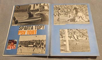 Plakboek vol orginele kranten knipsels Sparta Rotterdam -, Nieuw