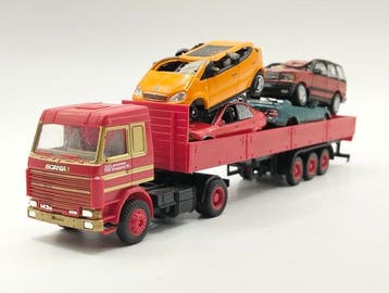 Herpa H0 - Modeltreinvoertuigen (2) - Twee vrachtwagens, Nieuw