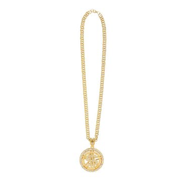 Goud Zilveren Ketting Dollar, Verzenden, Nieuw
