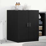 vidaXL Wasmachinekast Zwart Eiken 70,5 x 71,5 x 91,5 cm, Verzenden