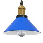 vidaXL Hanglamp in hoogte verstelbaar E27 Ø22 cm metaal, Verzenden, Nieuw