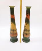 François-Théodore Legras - Vase (2) - Paire de vases- Grande, Antiquités & Art