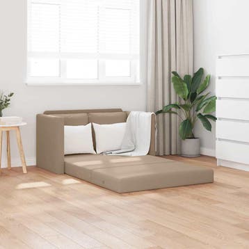 vidaXL Slaapbank vloermodel 2-in-1 112x174x55 cm kunstleer, Verzenden