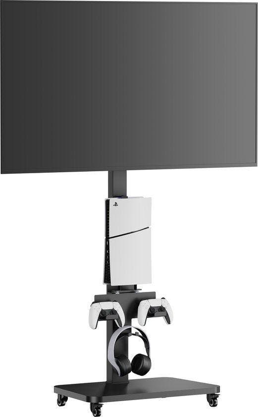2dekans | Verrijdbare TV Standaard met Opslag voor, Audio, Tv en Foto, Televisiebeugels, Ophalen of Verzenden