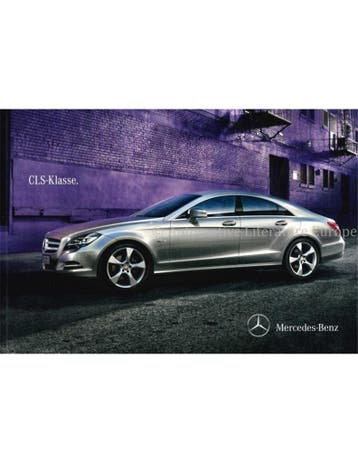 2011 MERCEDES BENZ CLS KLASSE BROCHURE DUITS
